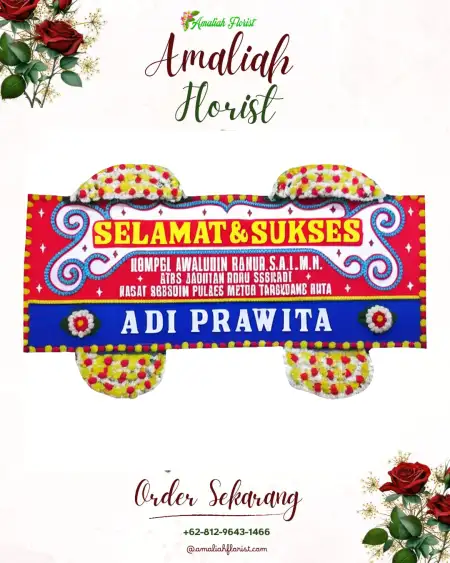 Papan Bunga Ucapan Selamat Gedawung